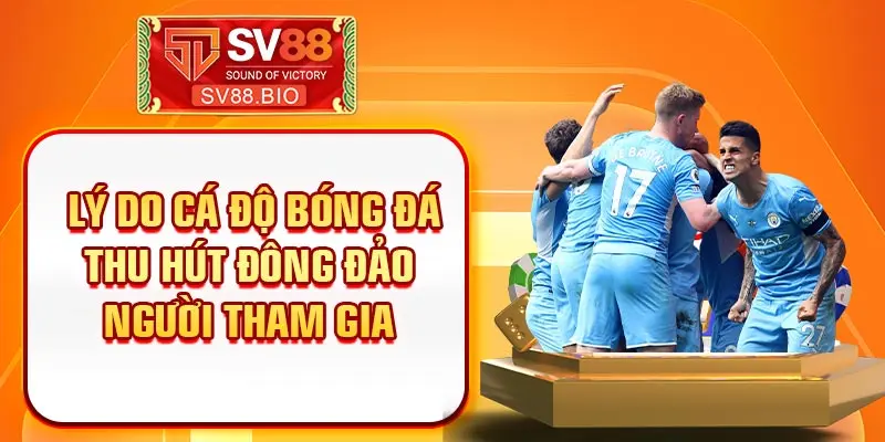 Lý do cá độ bóng đá thu hút đông đảo người tham gia