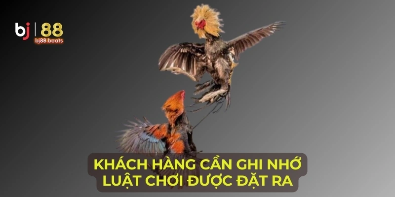 Khách hàng cần ghi nhớ luật chơi được đặt ra