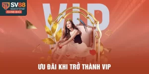 ưu đãi khi trở thành vip với hàng loạt đặc quyền sv88