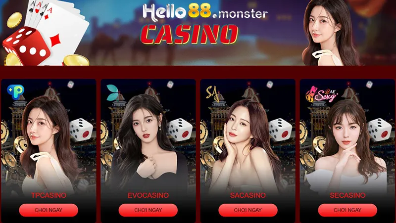 Live casino hello88